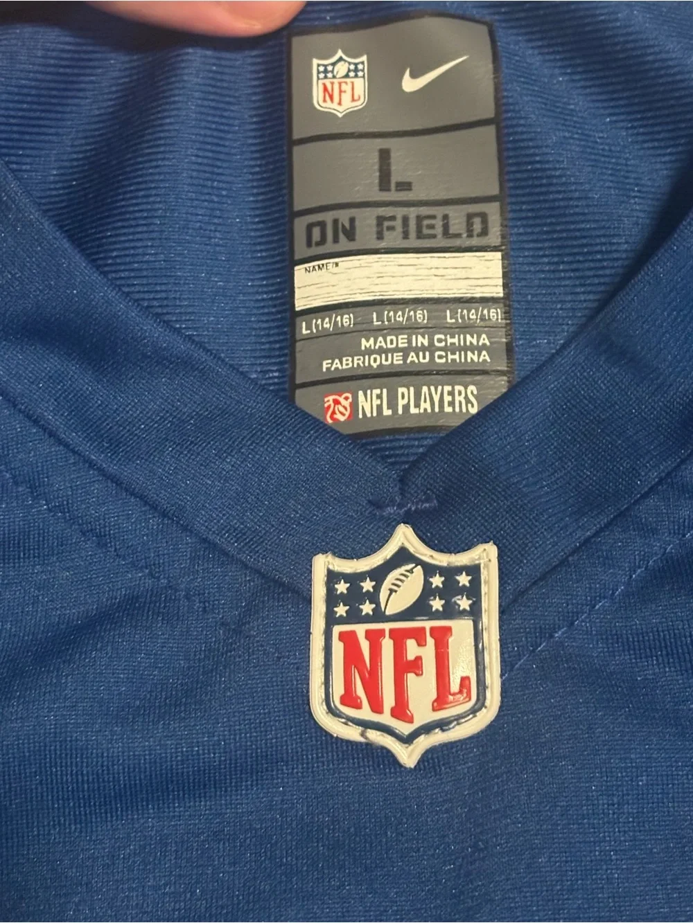 Vintage Indianapolis Colts Andrew Luck #12 Nike On Field Jersey Size Youth Large